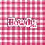 Picture of PINK PLAID HOWDY