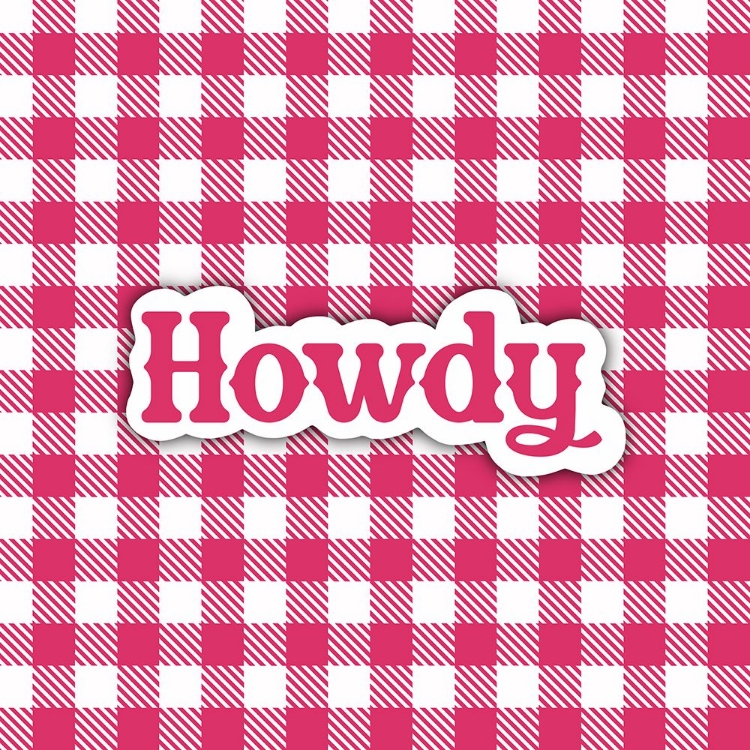 Picture of PINK PLAID HOWDY