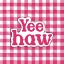Picture of PINK PLAID YEE HAW