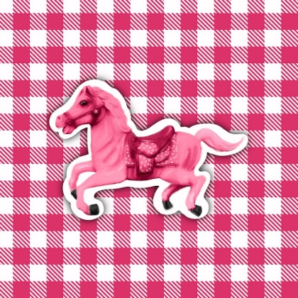 Picture of PINK PLAID HORSE