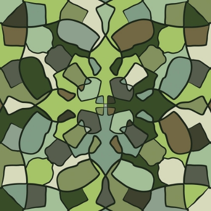 Picture of GEOMETRIC SHAPES GREEN