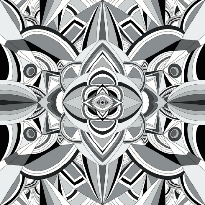 Picture of LIVING IN LAYERS BLACK AND WHITE