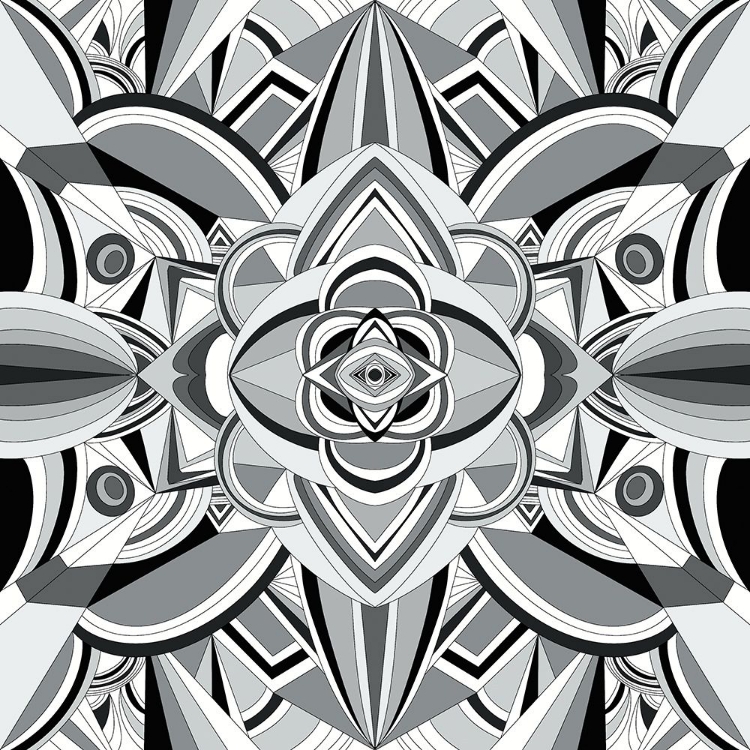 Picture of LIVING IN LAYERS BLACK AND WHITE