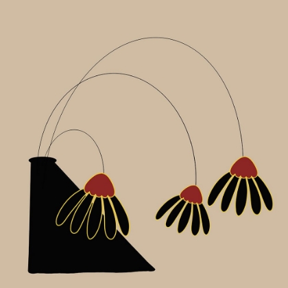 Picture of DROOPING CONEFLOWERS 3