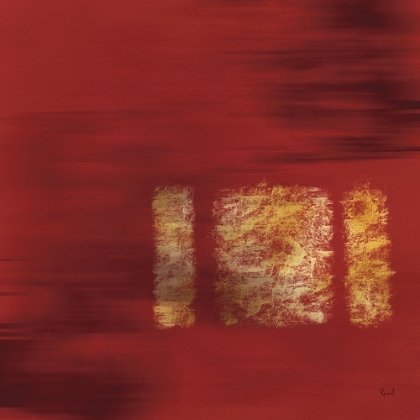 Picture of GOLDEN SPARKLE ON RED 2