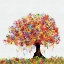 Picture of PAINTED TREE COLORFUL 1