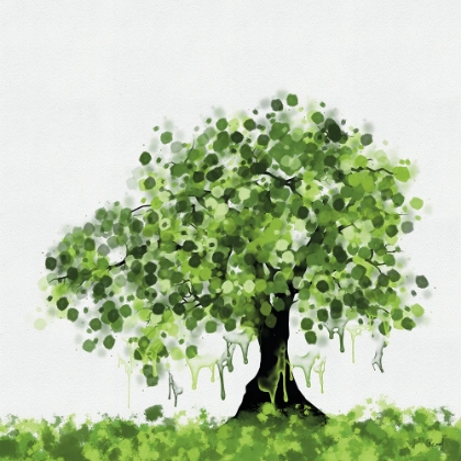 Picture of PAINTED TREE GREEN 1