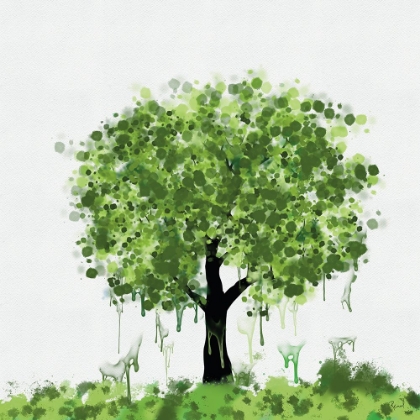 Picture of PAINTED TREE GREEN 2