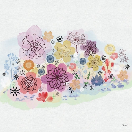 Picture of BLOOMING FLOWER GARDEN 1
