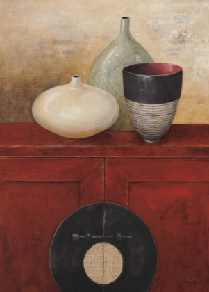 Picture of ASIAN ARMOIRE - ROUGE