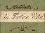 Picture of DOLCE VITA PLAQUE