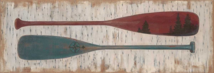 Picture of PADDLES ON BIRCHBARK