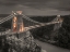 Picture of CLIFTON SUSPENSION BRIDGE, BRISTOL, AT NIGHT