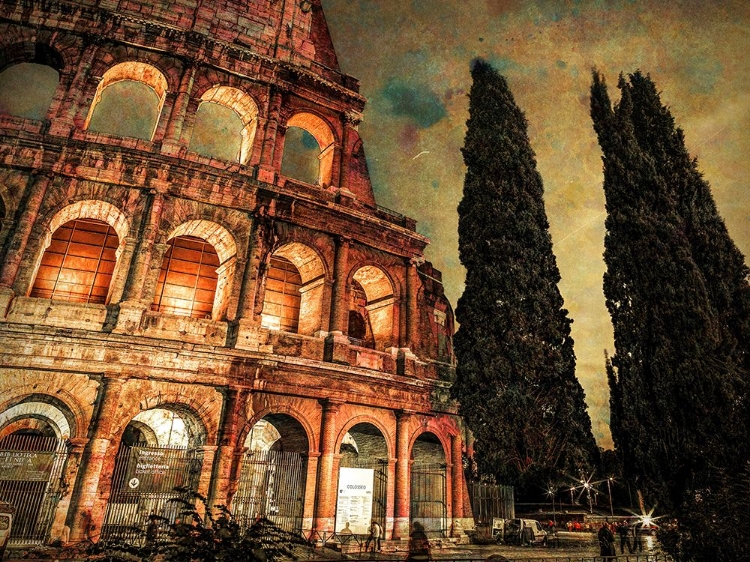 Picture of FAMOUS COLOSSEUM IN ROME, ITALY