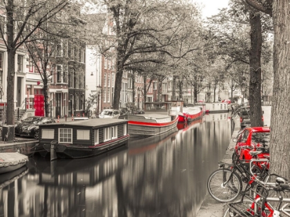 Picture of CANAL THROUGH AMSTERDAM CITY