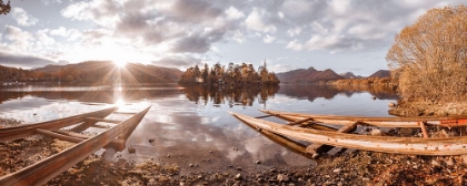 Picture of DERWENT ISLAND AT SUNRISE, DERWENTWATER