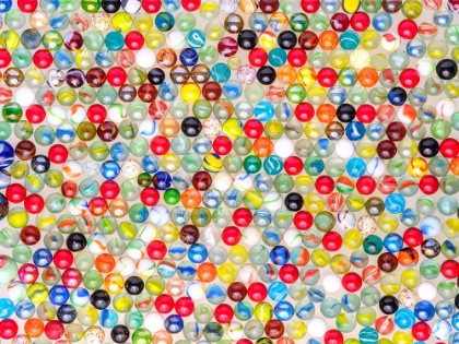 Picture of FULL FRAME OF COLORFUL MARBLES