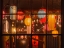Picture of DIFFERENT TYPES OF CHINESE LANTERN IN A SHOP