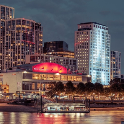 Picture of LONDON WATERFRONT IN EVENING