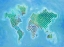 Picture of GLOBAL PATTERNED WORLD MAP