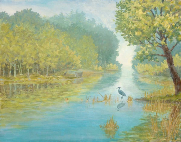 Picture of STILL HERON LANDSCAPE