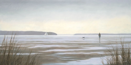 Picture of CONTEMPLATIVE BEACH STROLL I