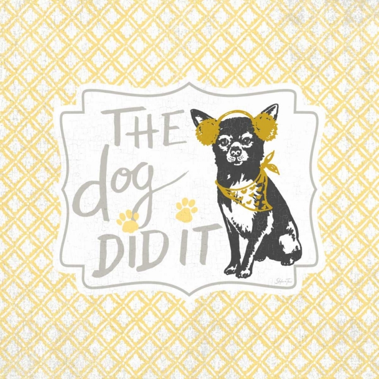 Picture of THE DOG DID IT