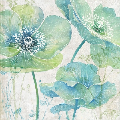 Picture of GARDEN BLUE FLORAL 1