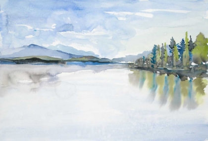 Picture of LAKEFRONT WATERCOLOR