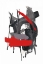 Picture of GESTURAL BRUSH, RED