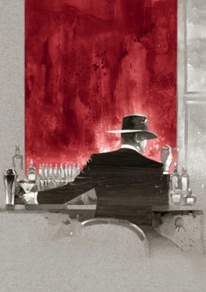 Picture of CIGAR BAR RED STUDY