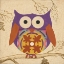 Picture of PLUM BOHO OWL