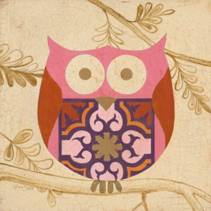 Picture of PINK BOHO OWL
