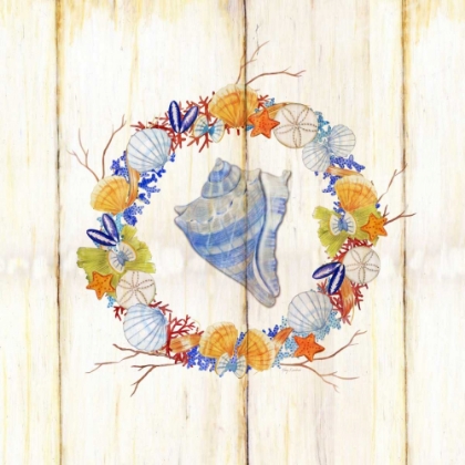 Picture of COASTAL WREATH AND SHELL 3