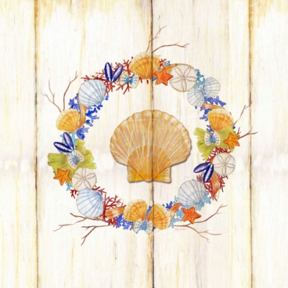 Picture of COASTAL WREATH AND SHELL 4