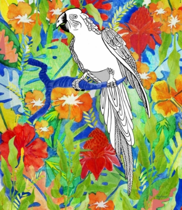 Picture of TROPICAL PARADISE PARROT 1