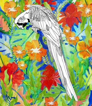 Picture of TROPICAL PARADISE PARROT 2