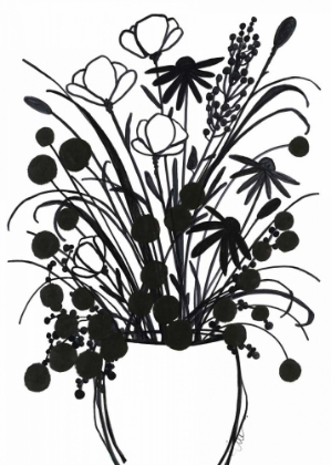 Picture of BLACK AND WHITE BOUQUET 1