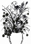 Picture of BLACK AND WHITE BOUQUET 1