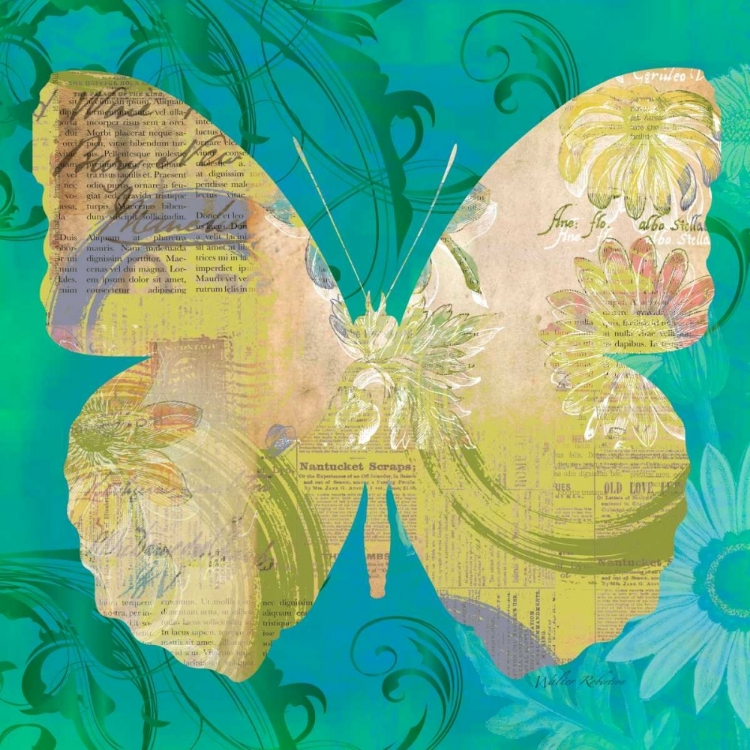 Picture of BLUE POP BUTTERFLY