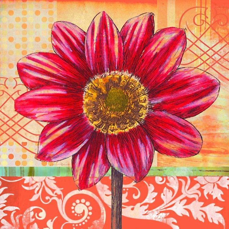 Picture of SCROLLWORK BLOSSOM 1
