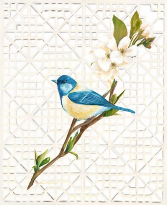 Picture of BLUE BIRD AND TRELLIS