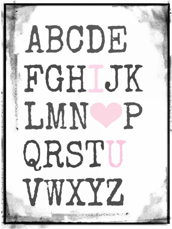 Picture of ALPHABET LOVE