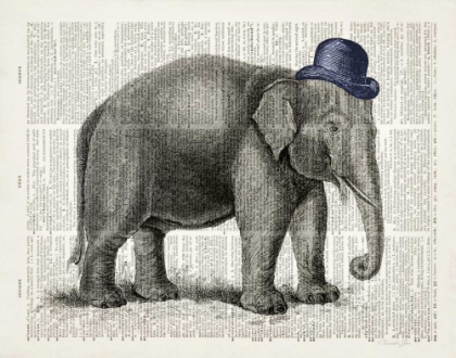 Picture of ELEPHANT IN A BOWLER