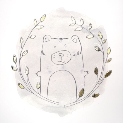 Picture of GOLDEN WOODLAND VIGNETTE IV