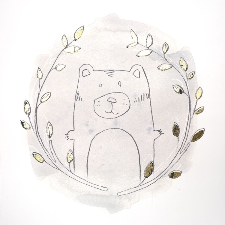 Picture of GOLDEN WOODLAND VIGNETTE IV