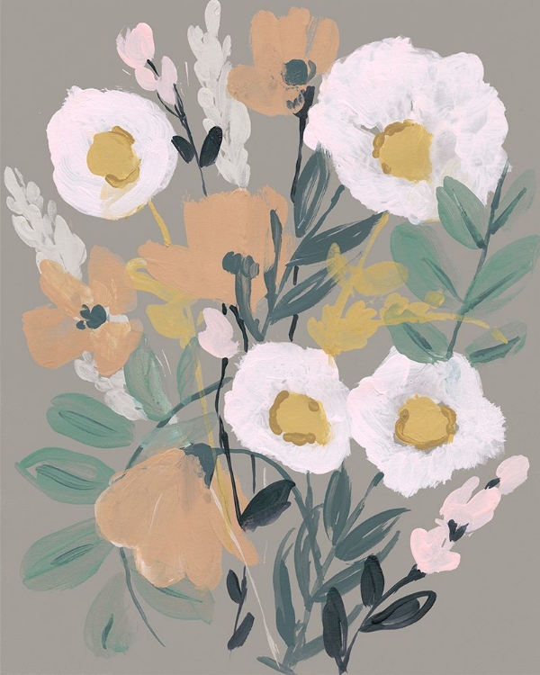 Picture of JUMBLED FLOWERS I