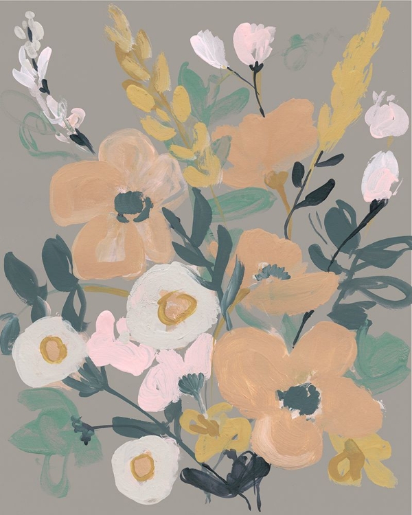 Picture of JUMBLED FLOWERS II