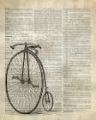 Picture of VINTAGE DICTIONARY ART: ANTIQUE BIKE