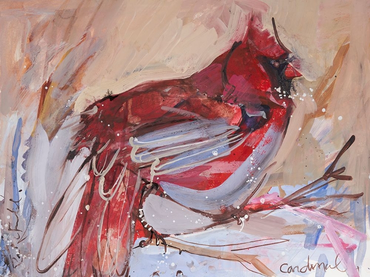 Picture of PERCHED CARDINAL  I